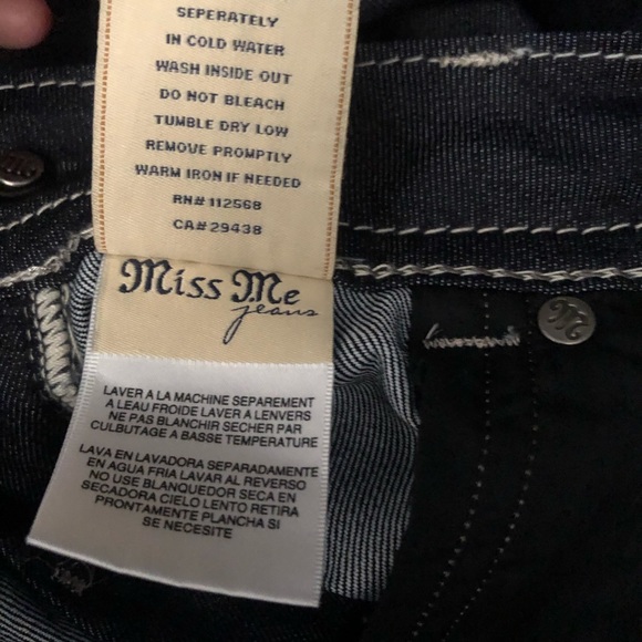 Miss Me skinny Jeans With Bling 31x31 - Picture 5 of 13